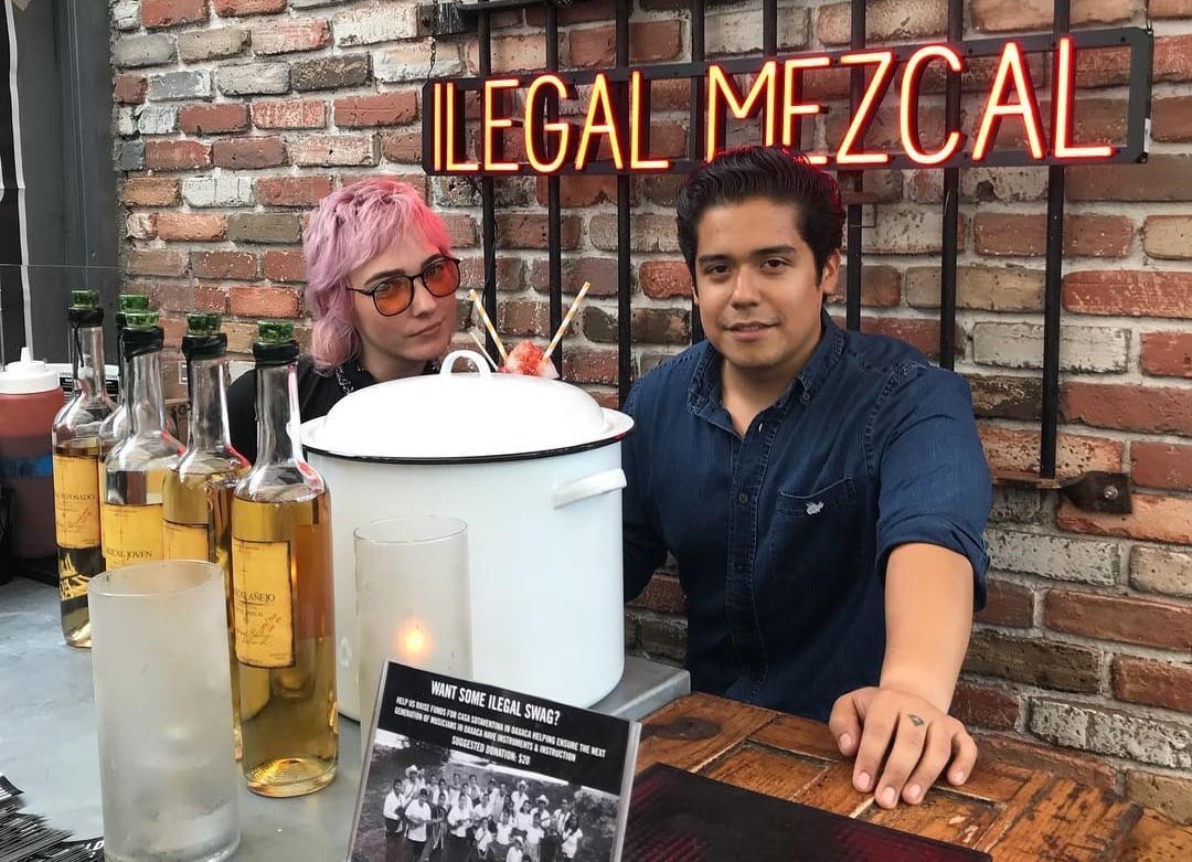 Photo: The Illegal Mezcal booth at Verde during the 2018 Tequila Fest (Credit: Facebook)