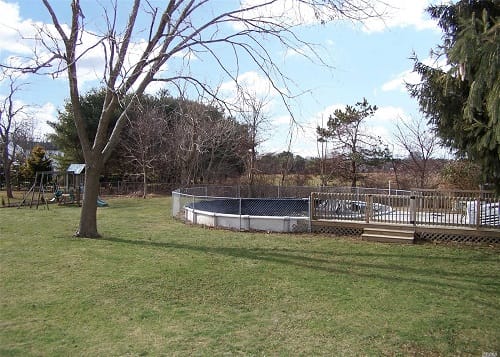 backyard of House for sale at 17 N Bay Ave, Eastport NY