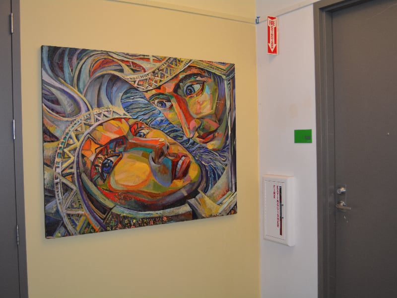 The work of former Artspace resident Dan Wooster.