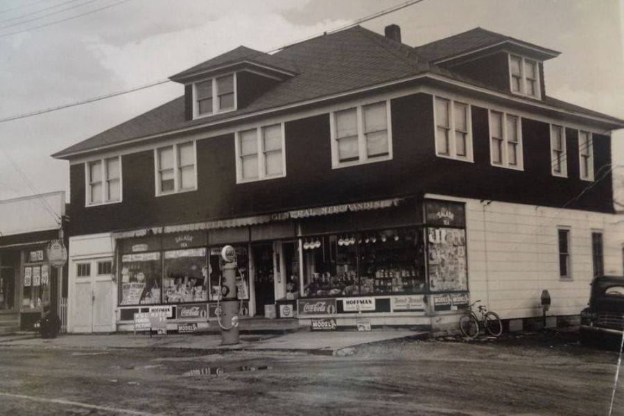 East Side Building Then