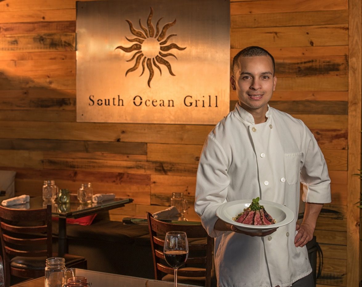 Hirbin Manzanares of South Ocean Grill in Patchogue. (Benny Migliorino/Benny Migs Photo)