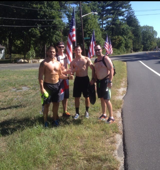 The runners had already made it 20 miles from Patchogue by 1 p.m. 