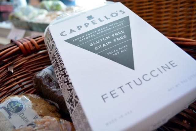 Capello's gluten free and grain free pasta is made in Colorado from almond flour.