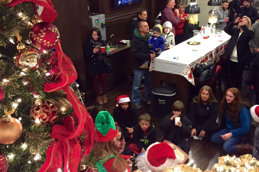 Christmastime at New Village at Patchogue. (courtesy)