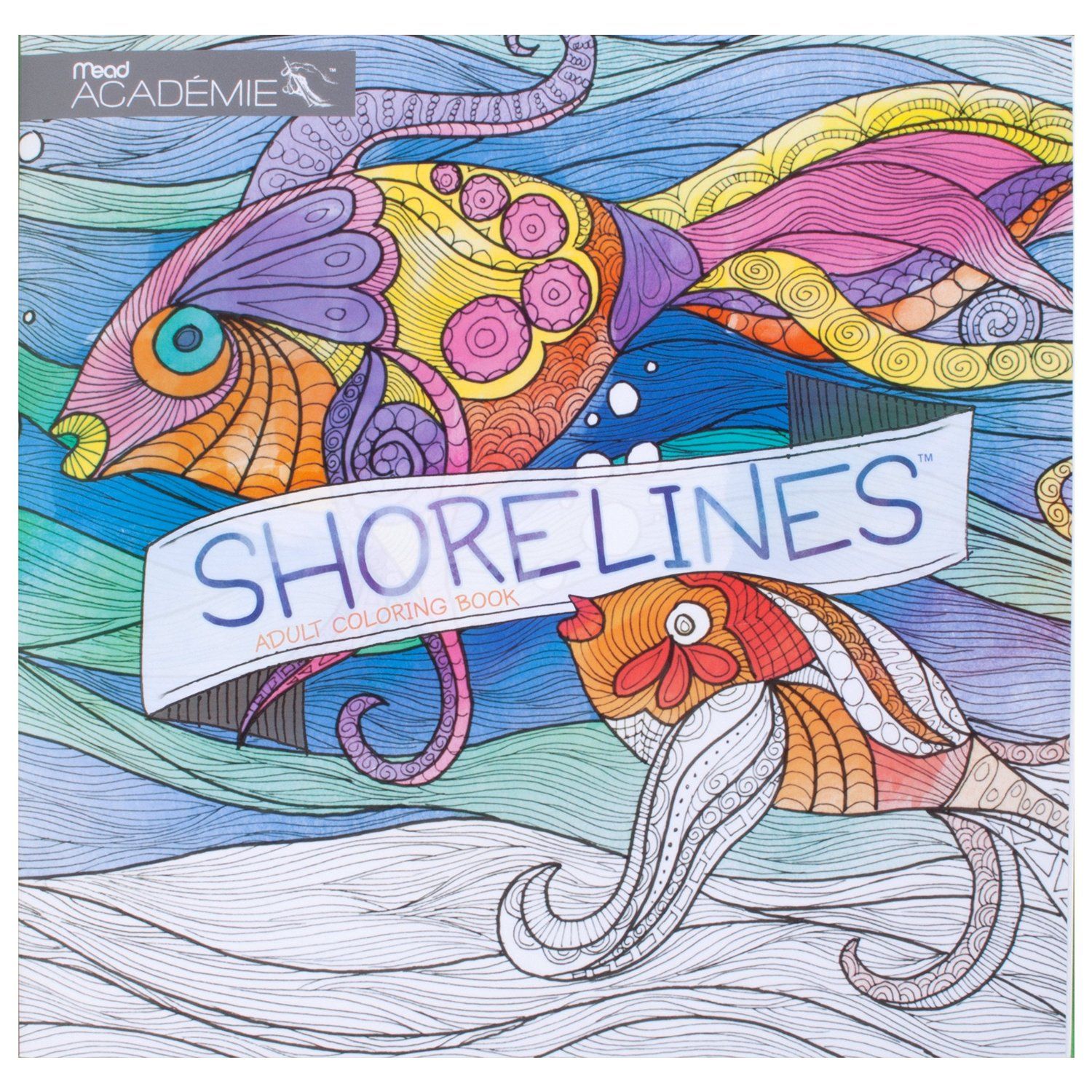 Mead Adult Coloring Book: Pam Varacek Shorelines by Mead Academie 