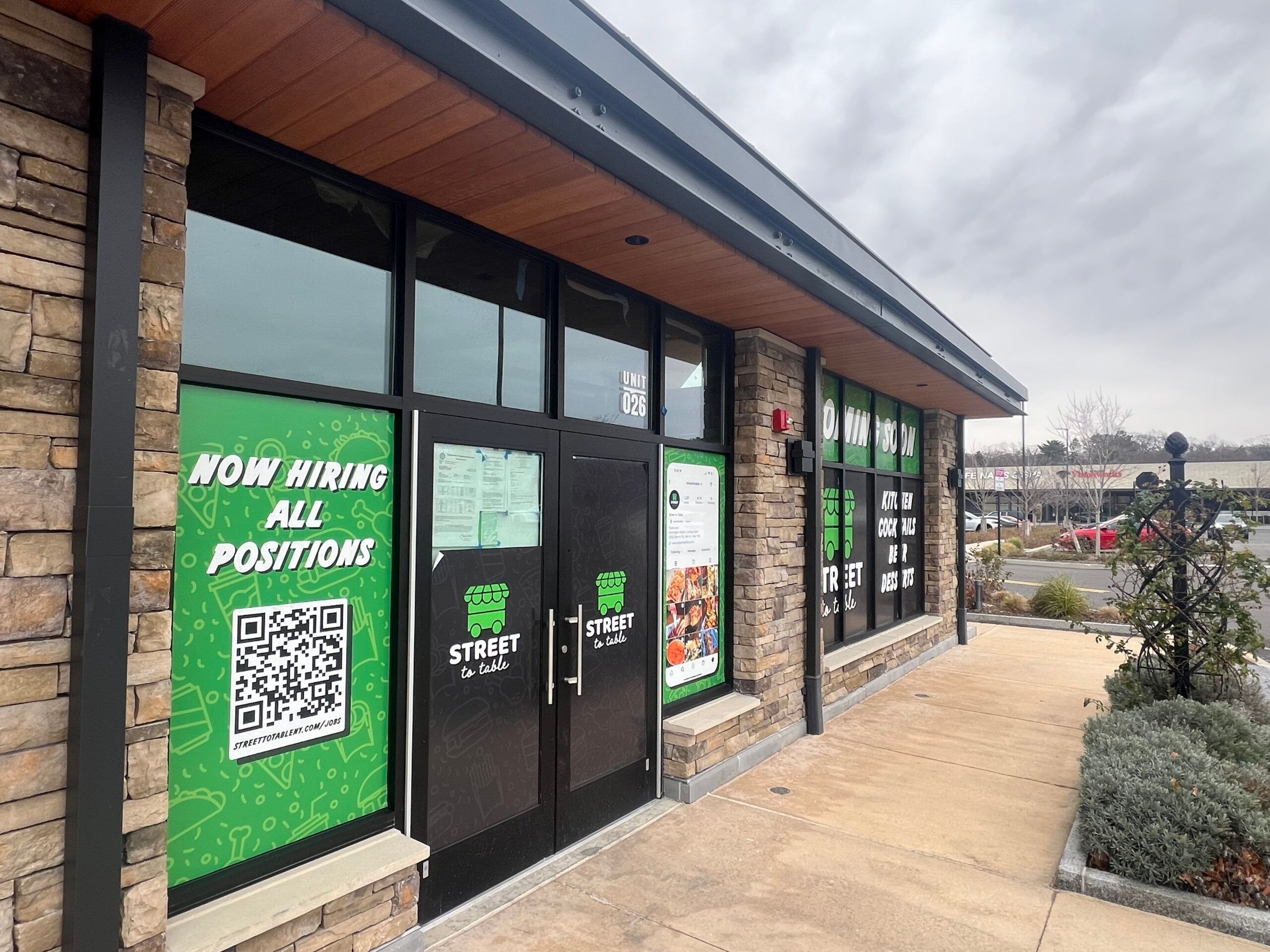 Street to Table is opening in Huntington Station.