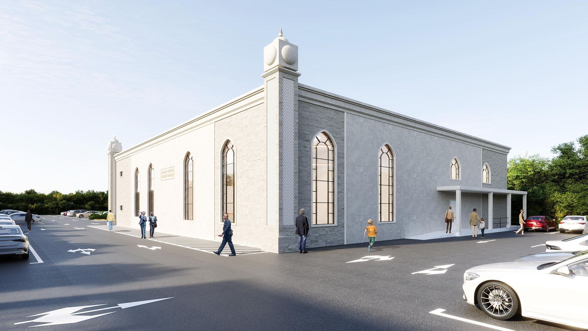Rendering of a building.