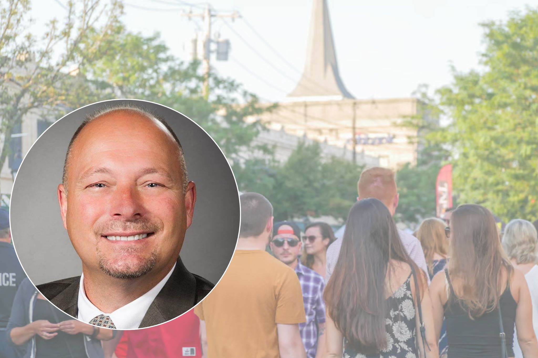 Bay Shore Chamber President Edward Fraser