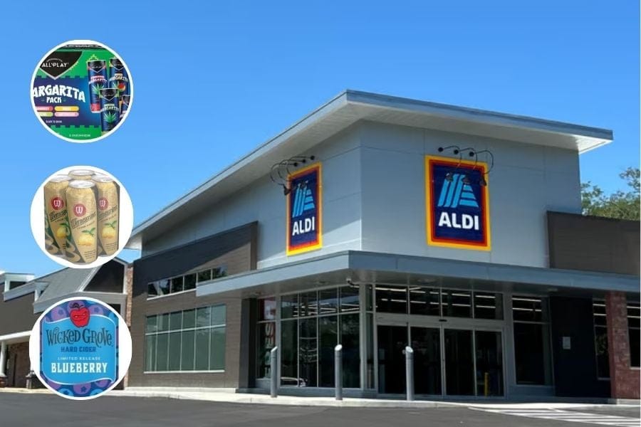 Aldi now selling beer and other alcoholic drinks.