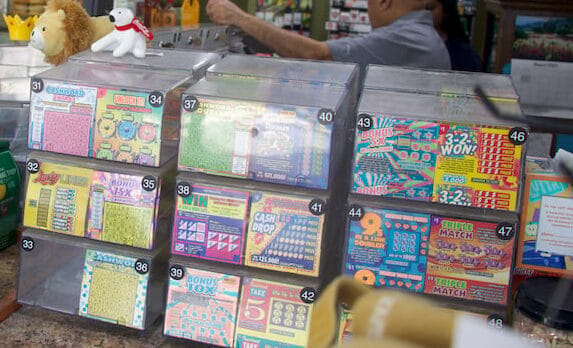 Scratch-offs tickets from New York Lottery.