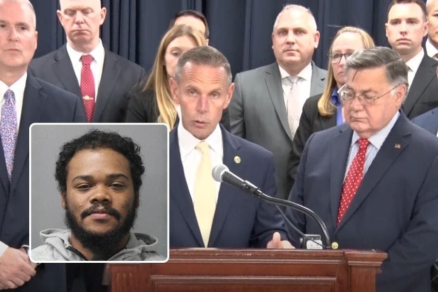 Jawaran Booker arrested in home invasion and rape of elderly woman in Holbrook.