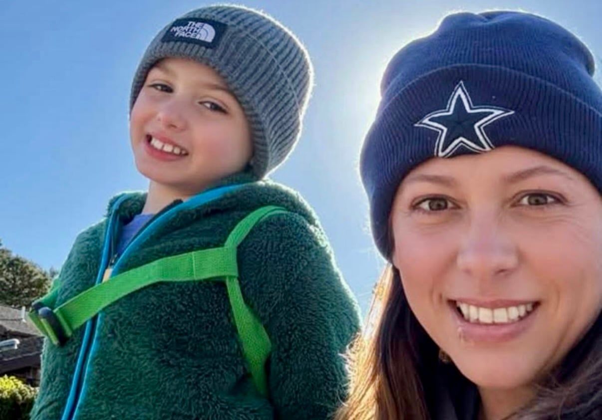 Melissa Aguanno and her son, Jayden, 7. (courtesy photo)