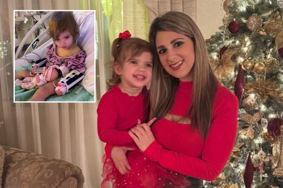 Mia Giantasio, 2-year-old battling multiple aneurysms and kidney failure.