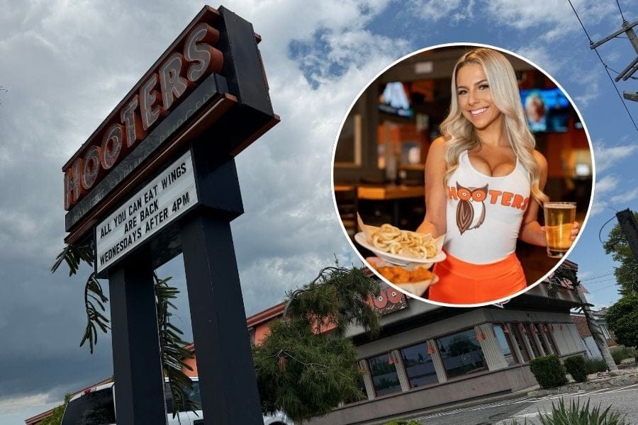Hooters in Farmingdale is closing, the company announced.