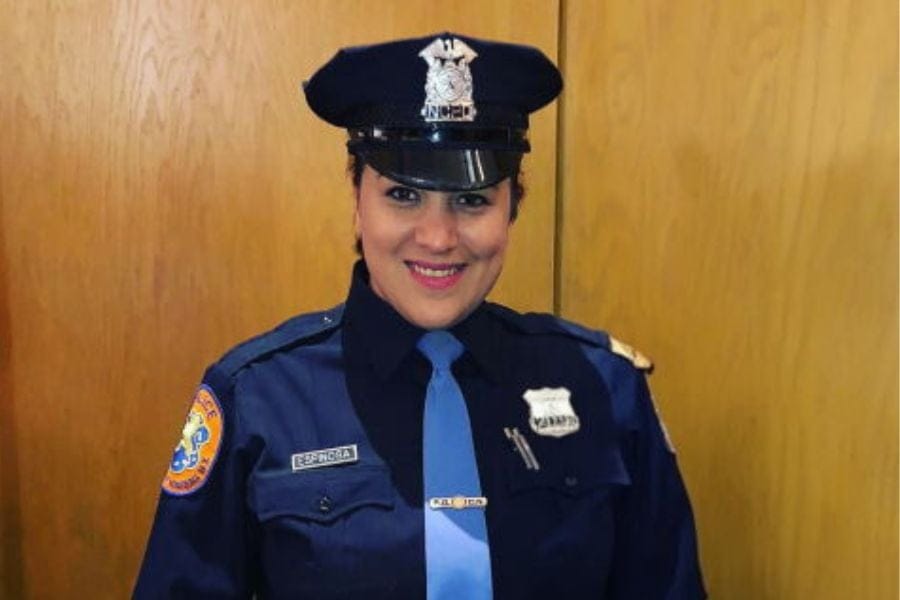 Nassau County Police Officer Patricia Espinosa, 42, was killed Saturday in a drunk driving crash in St. James.