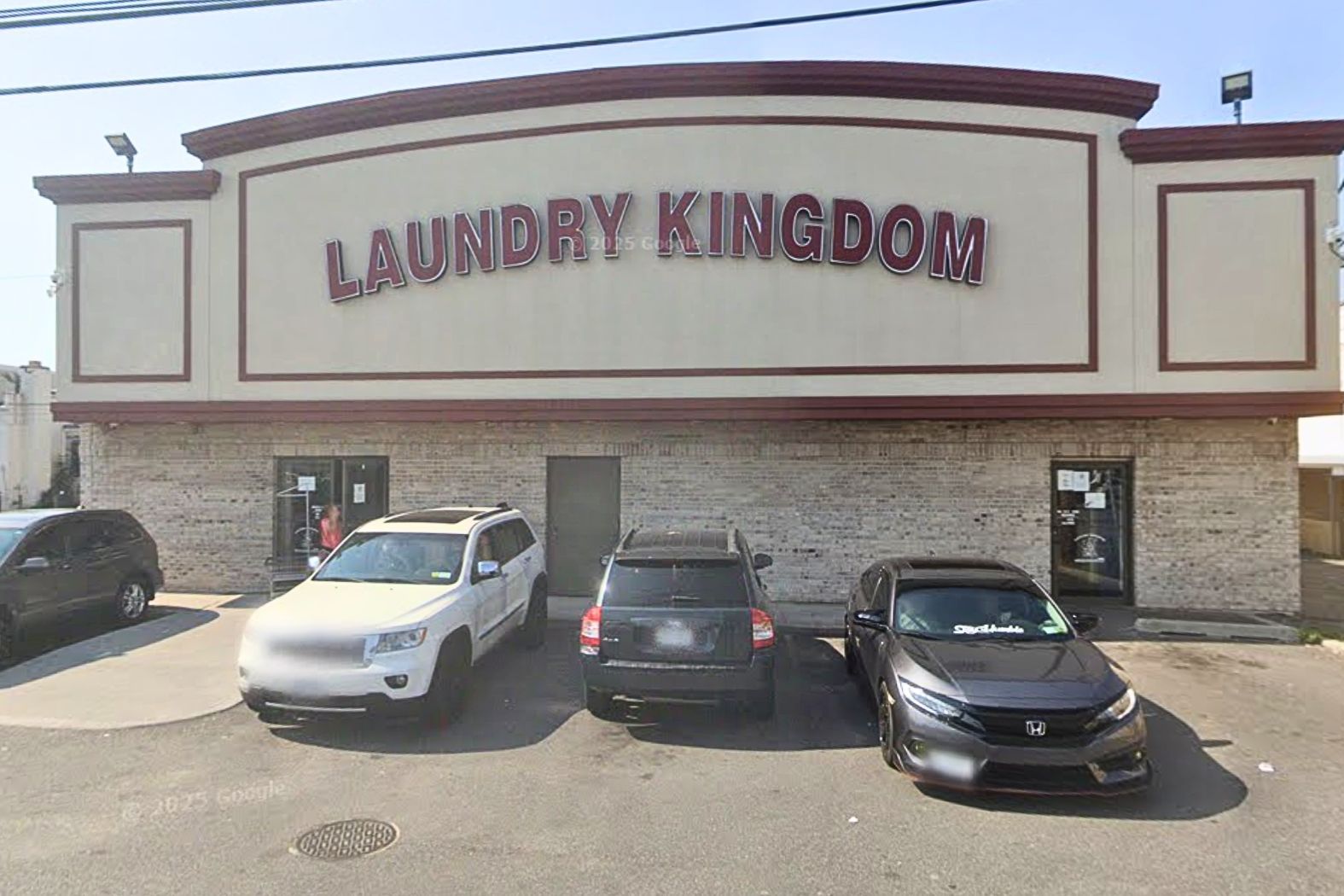 Laundry Kingdom in Patchogue, the back of the facility.