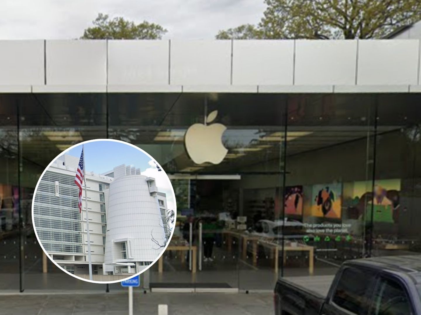 Apple storefront in Manhasset
