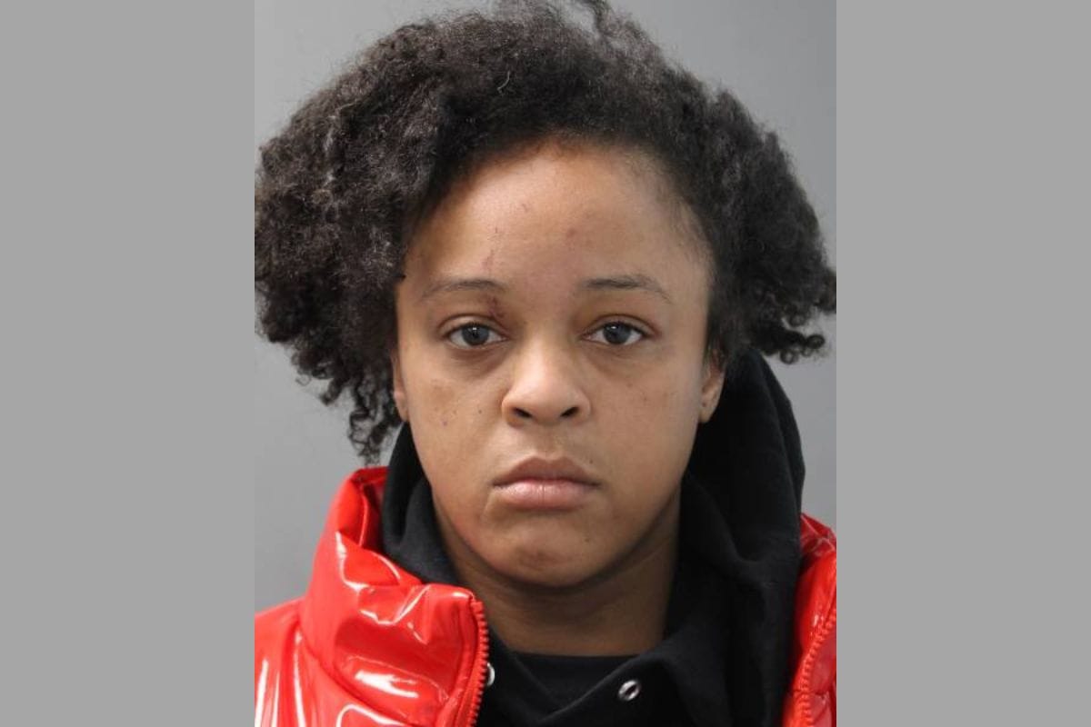 Suffolk County District Attorney Raymond Tierney announces the sentencing of Keyonna Waddell, 35, of Deer Park, in a 2024 explosive device attack