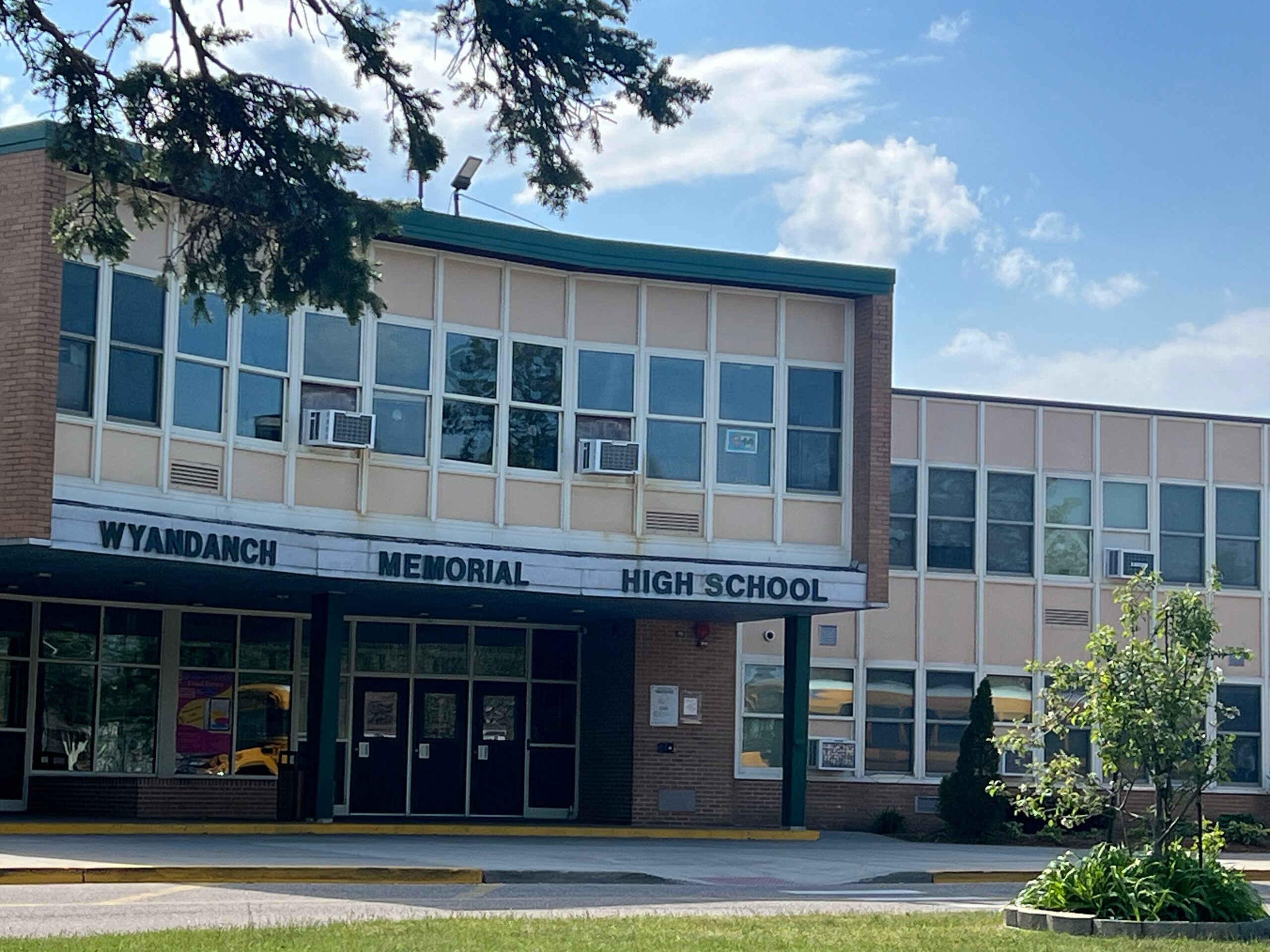 Wyandanch High School front.