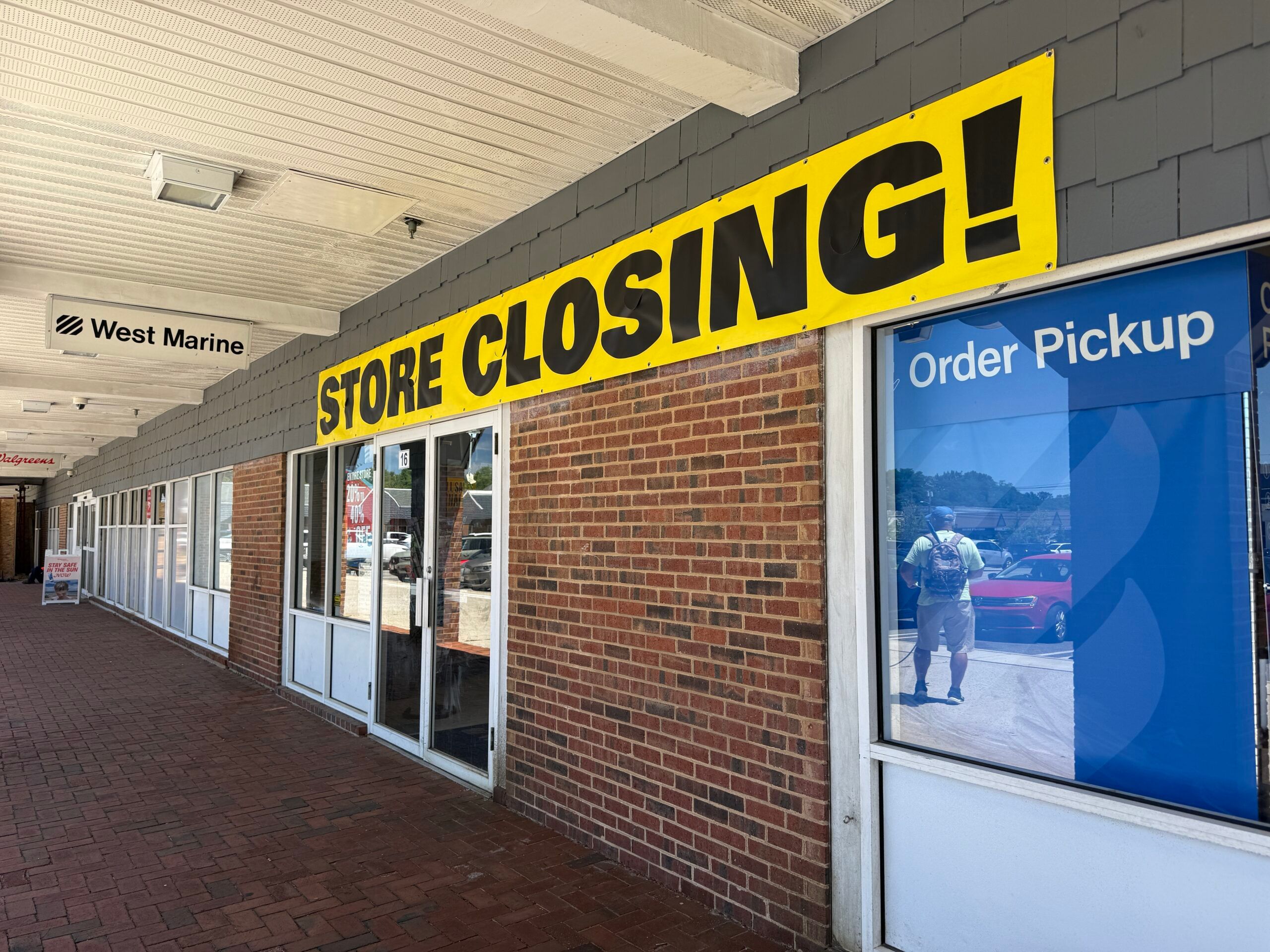 west marine store closing