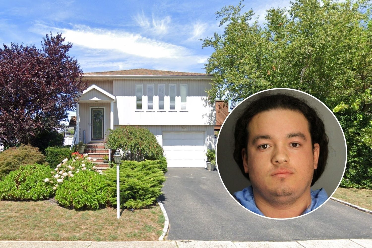 Music teacher Joey Horney and his house in N. Massapequa.