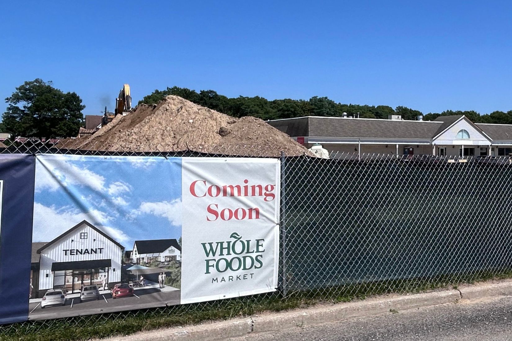 Whole Foods Market coming soon sign