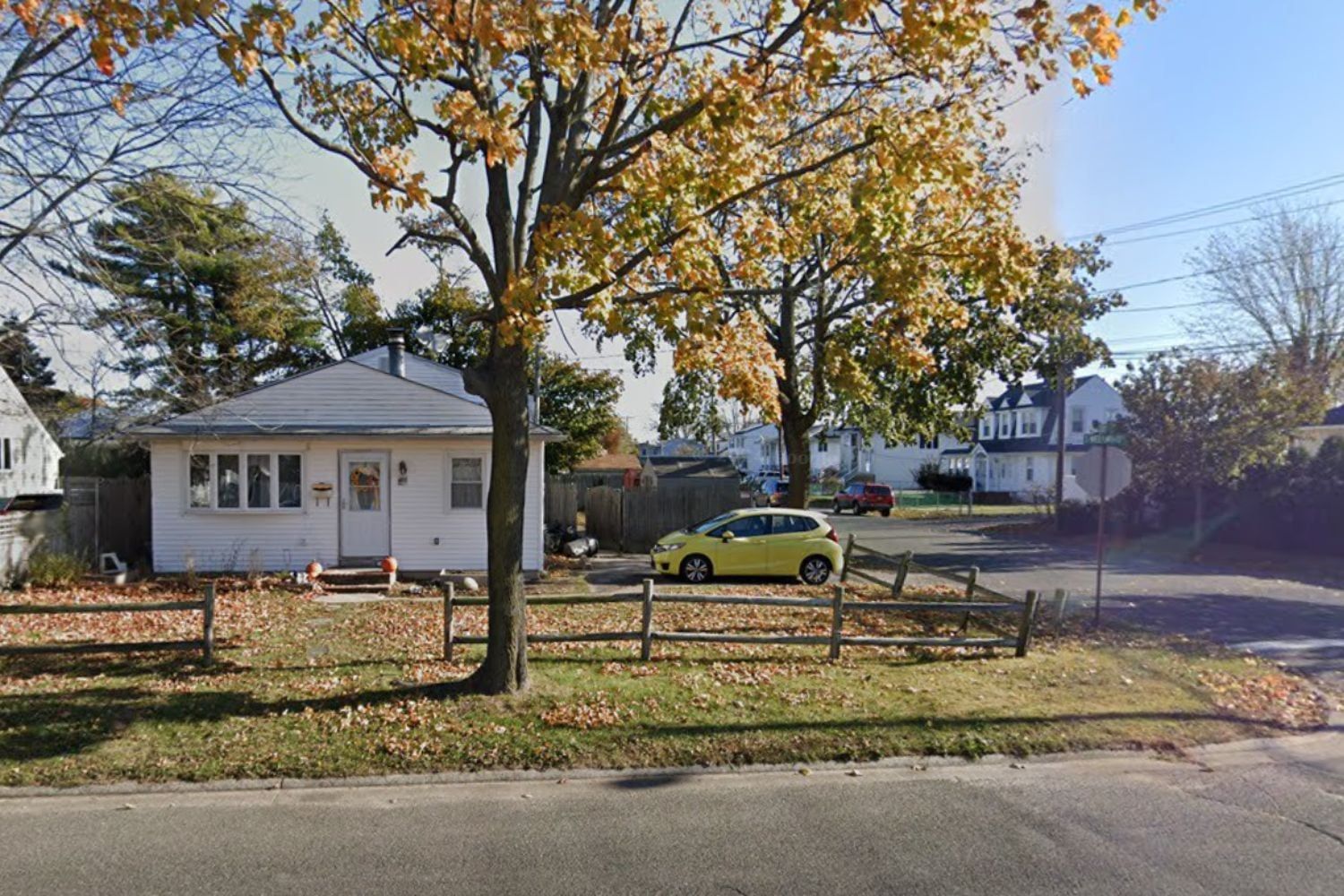 Driveway in Lindenhurst where grandmother was struck.