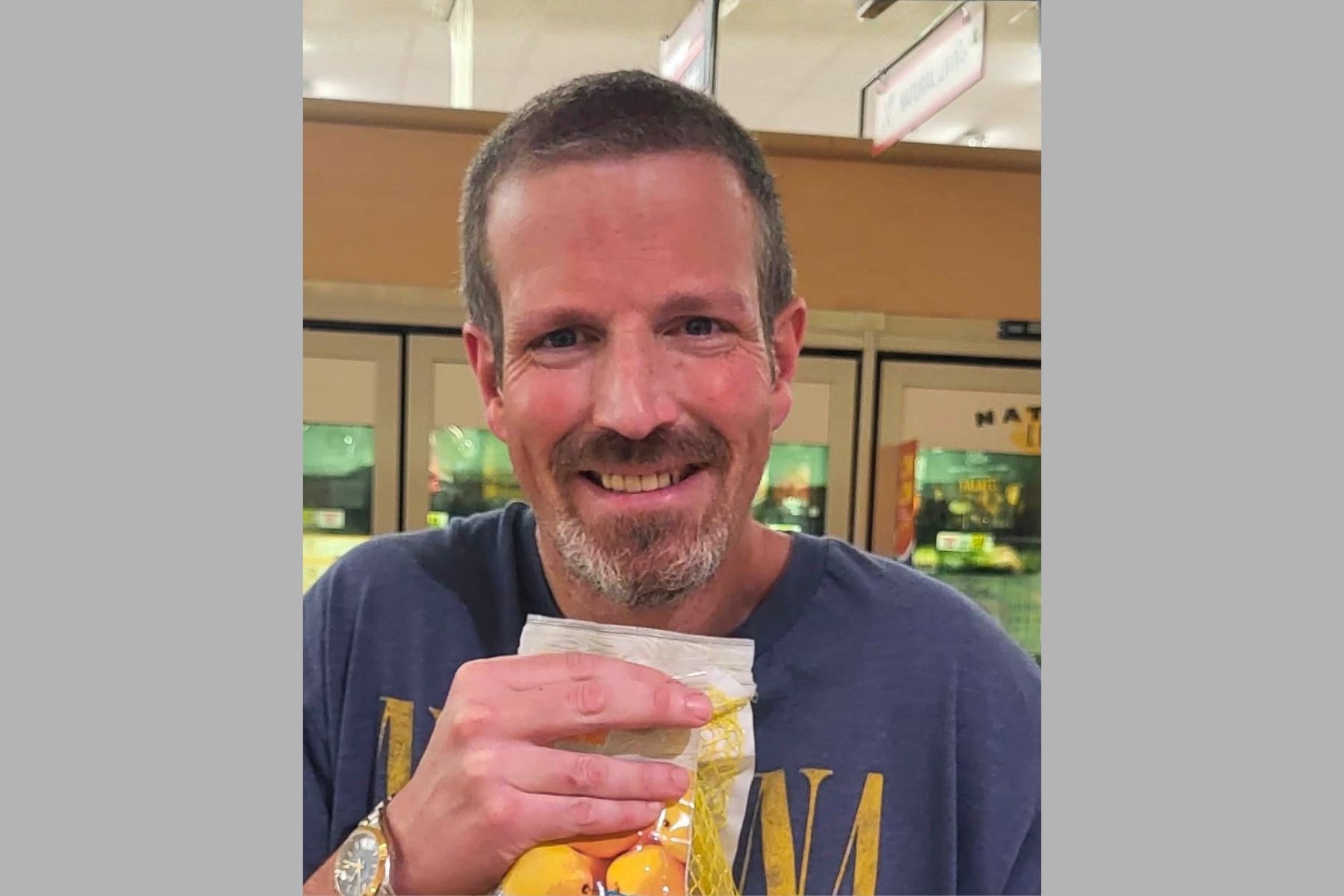 A smiling, James Baldassarri, victim of an alleged DWI crash.