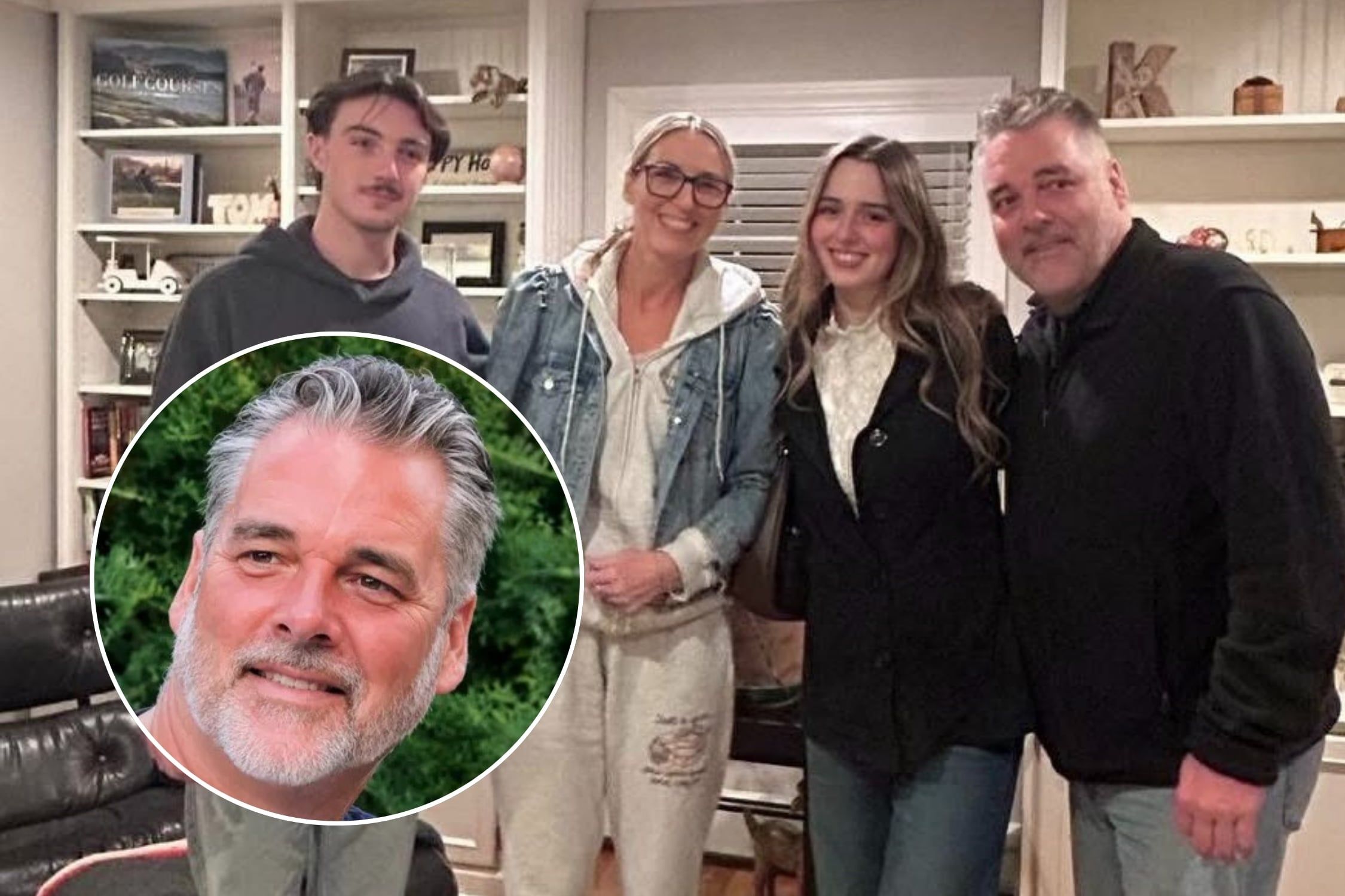 Scott Coppola with his family.