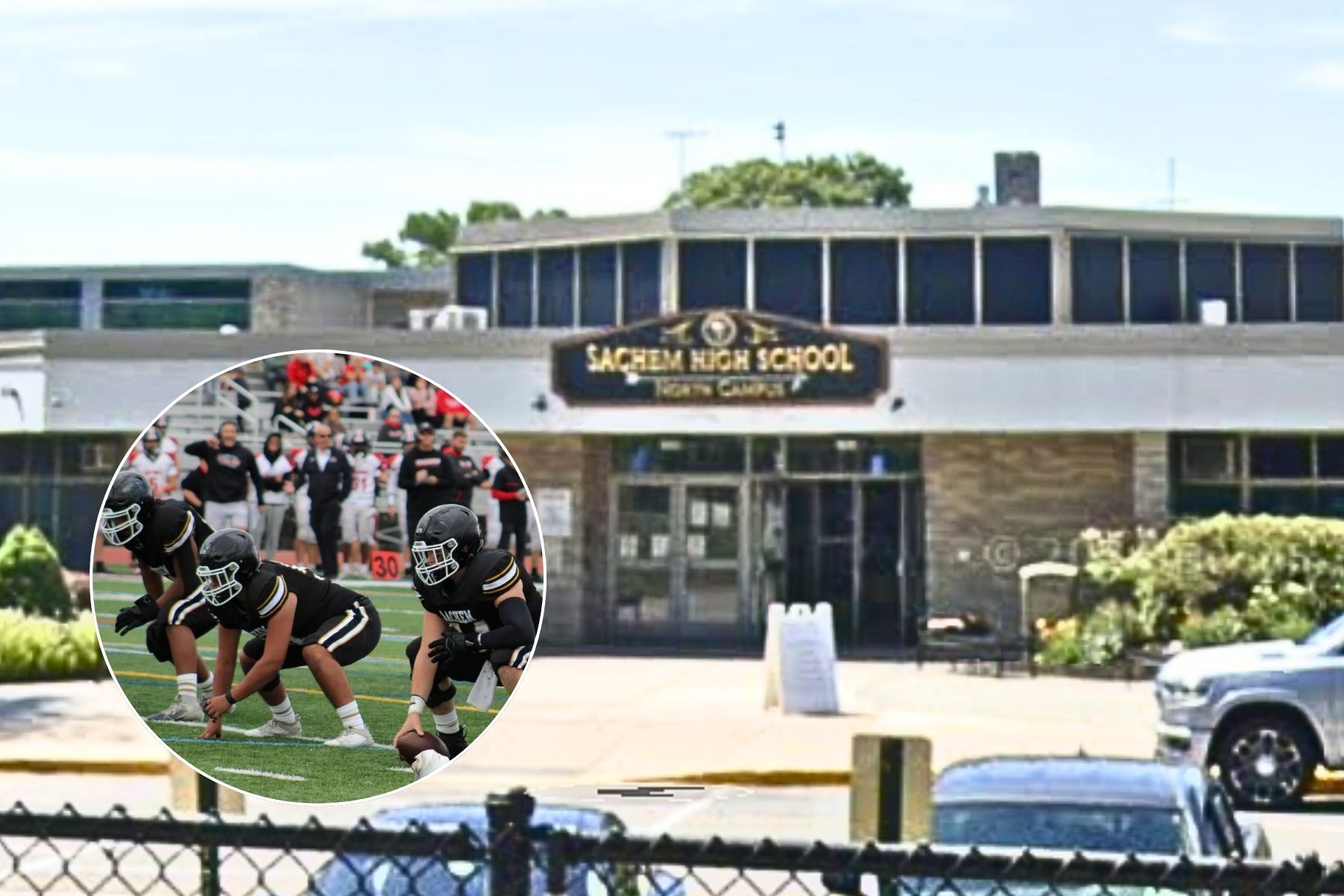 Sachem High School and Sachem football game.