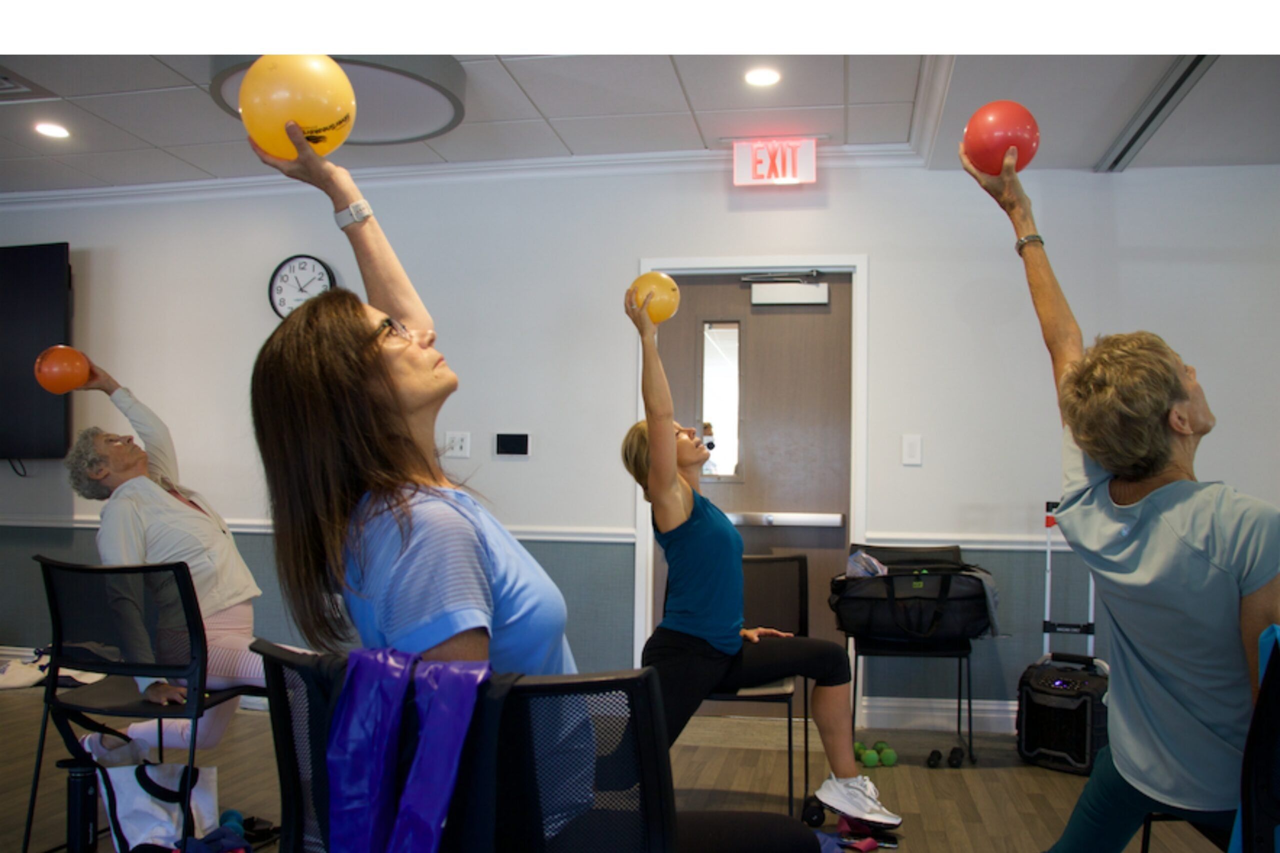Senior Flex class at BBP library