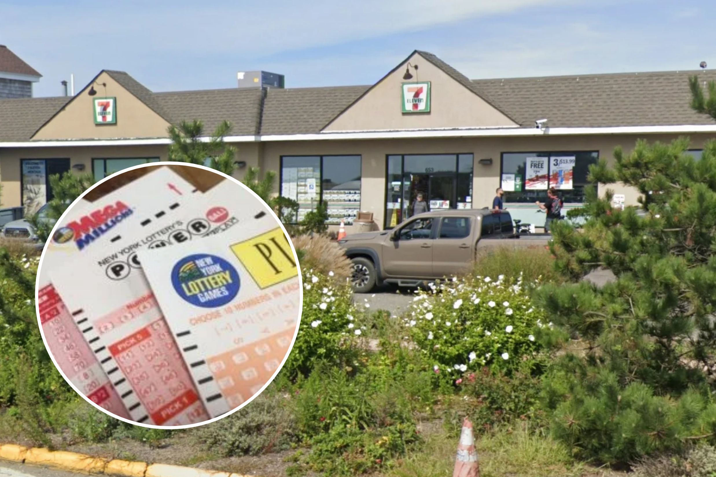 7-Eleven in Montauk - front of the store.