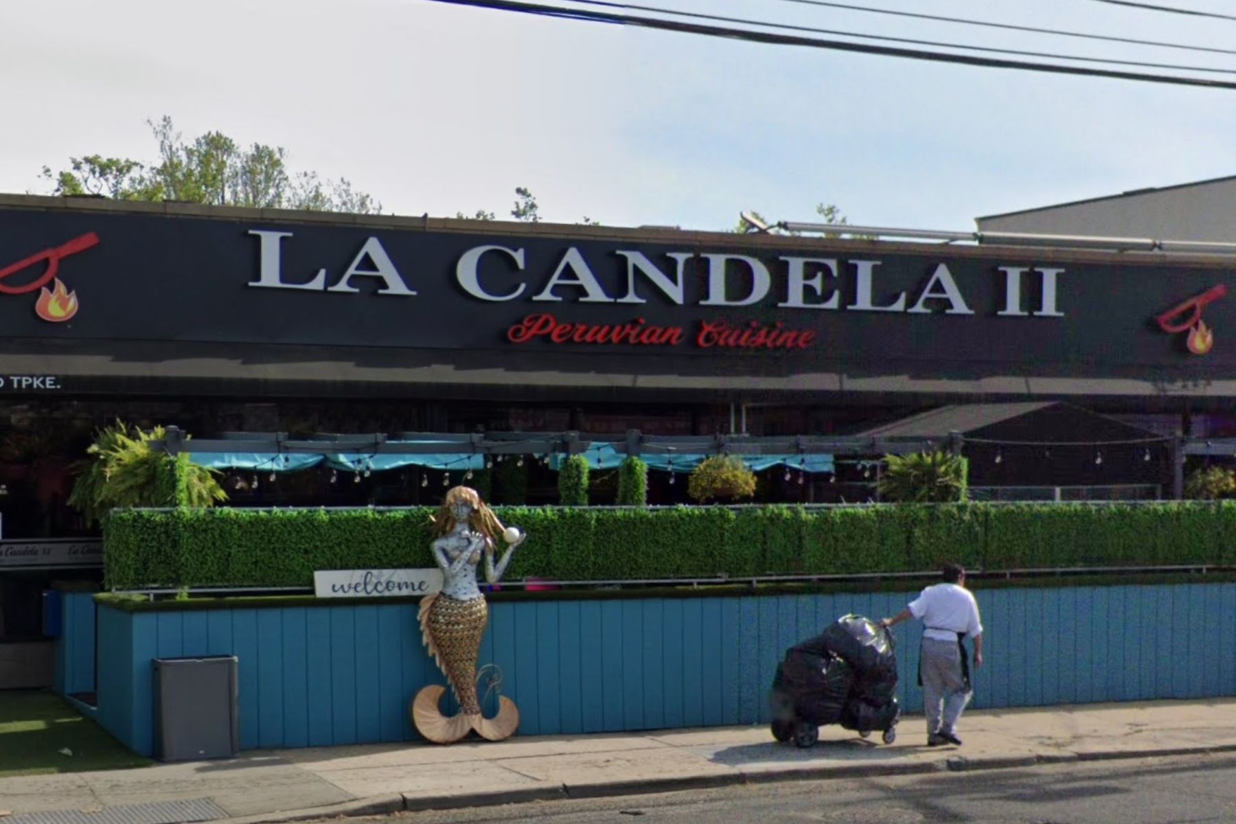 Exterior of La Candela II restaurant in West Hempstead, where Ana Espinoza was fatally stabbed in the parking lot in September 2024.