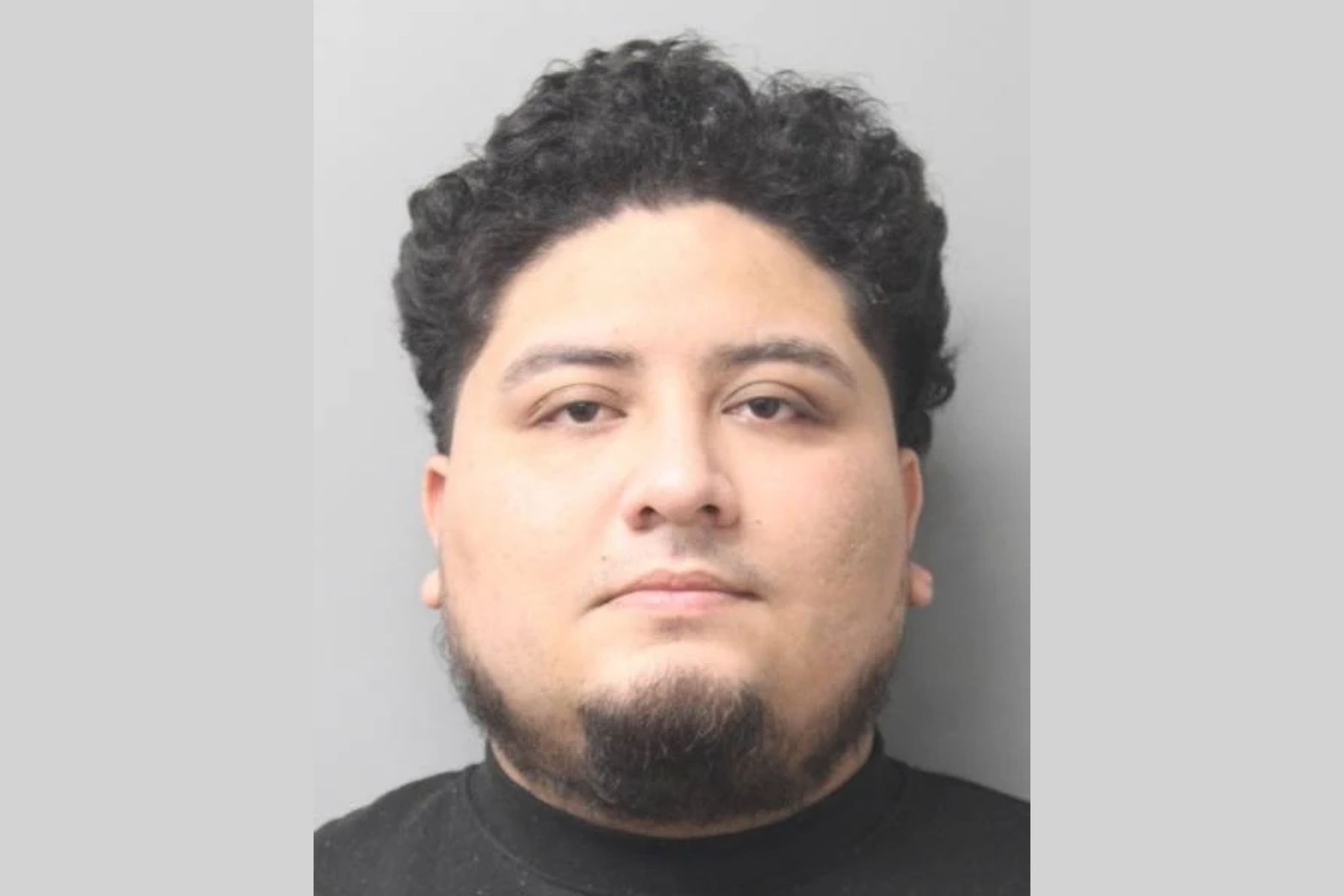 Booking photo of defendant