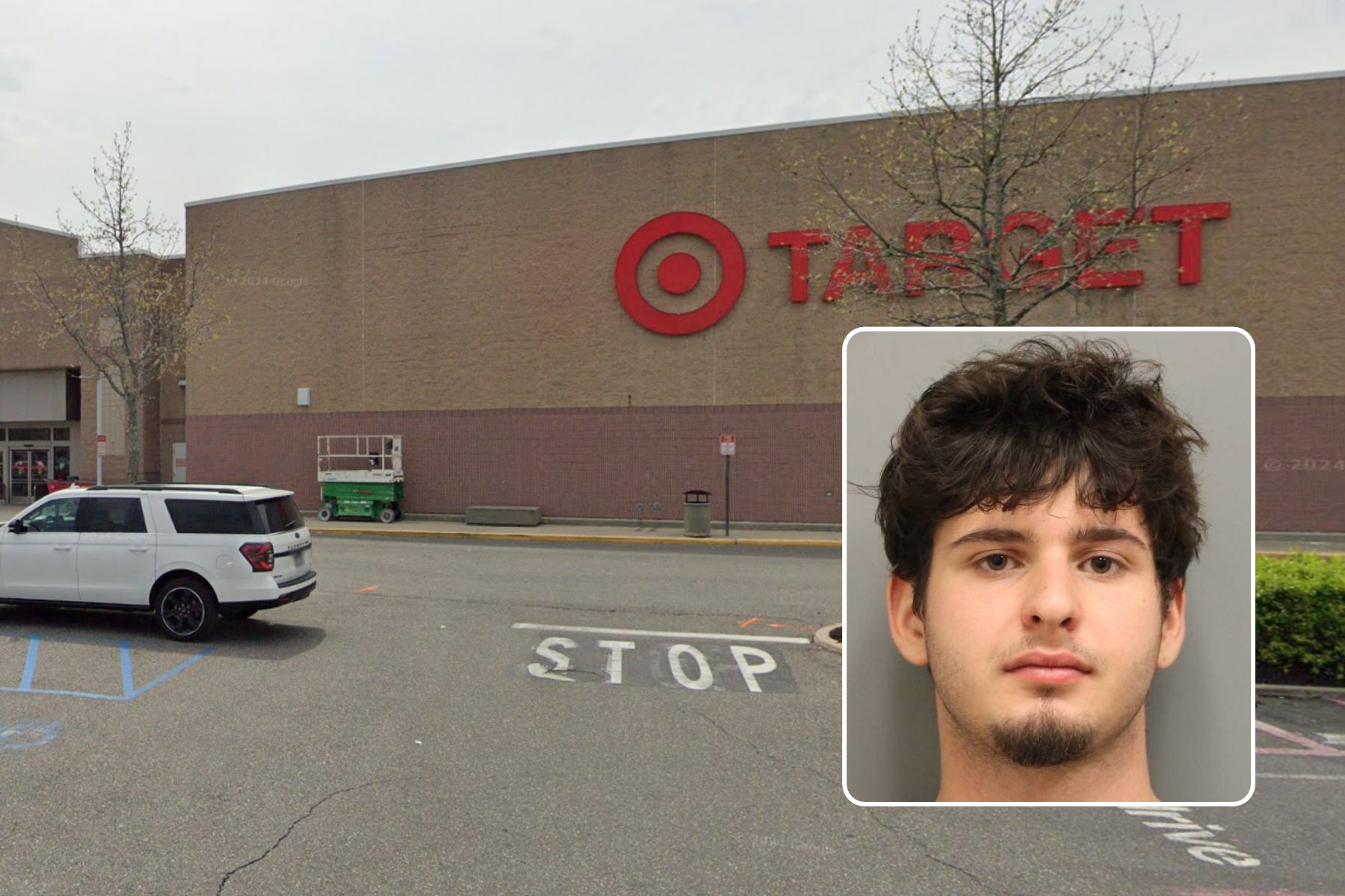 20-year-old Ronkonkoma man and store parking lot.