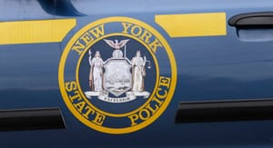 New York State Police patrol car.