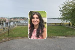 Search area near Florence Avenue and Oyster Bay Harbor where the wallet of missing East Norwich woman Brittany Kritis-Garip was found Monday night.