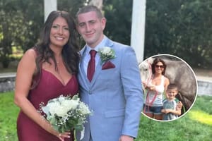 Tony Gestone with his mom Angel.