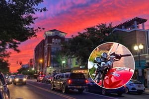 downtown patchogue and suzuki motorcycle