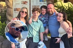 Keith Rang and his family