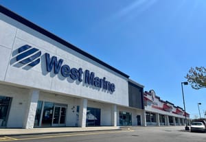 West Marine storefront in West Islip
