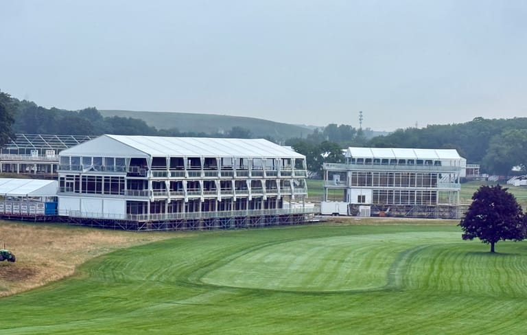 Bethpage Black getting prepped for the Ryder Cup.
