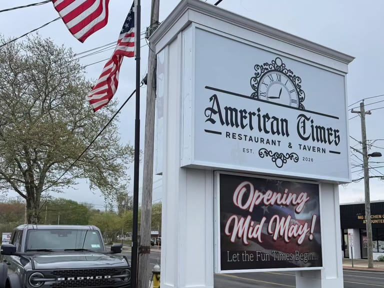 American Times Restaurant & Tavern, opening in Oakdale on Montauk Highway.