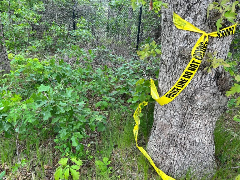 Police crime scene tape