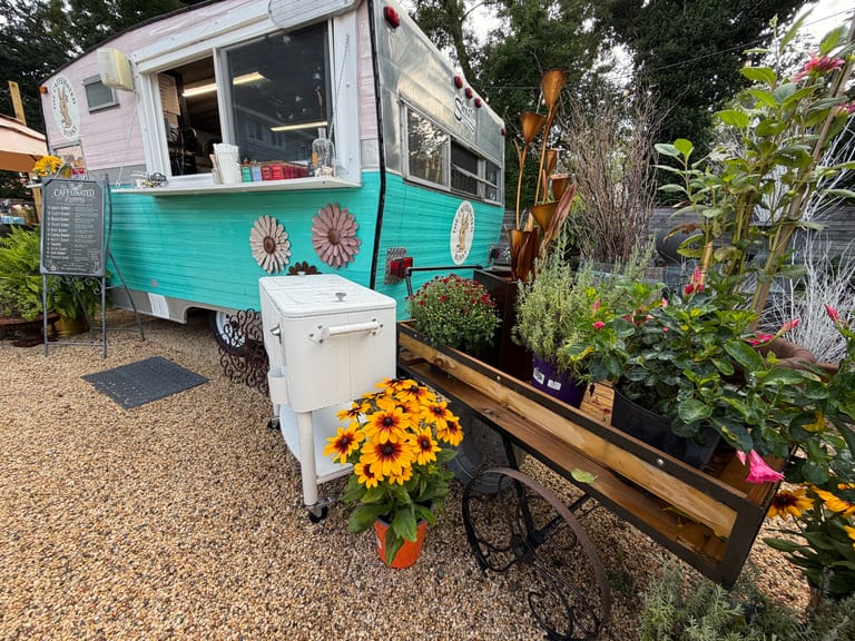 Bunny’s Florals unhitches charming new coffee trailer in Melville
