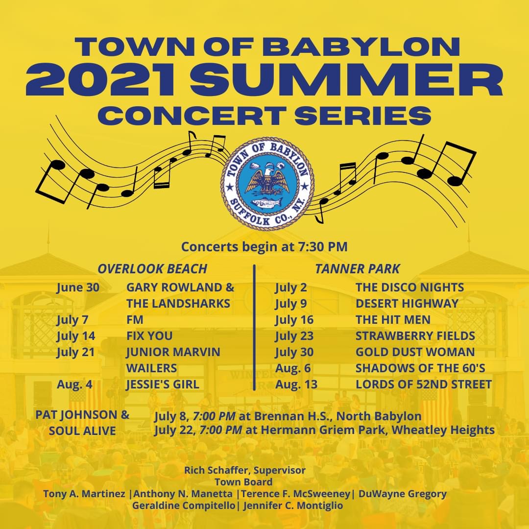 The Babylon Summer Concert Series returns; here's the summer lineup
