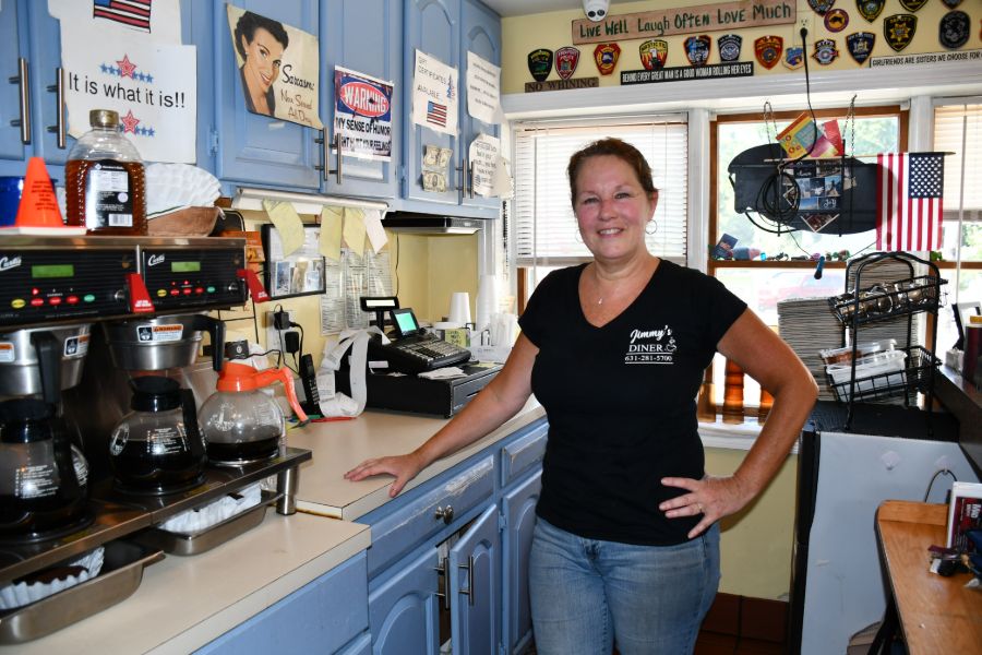 Linda Norell, the owner of Jimmy’s Diner in Mastic