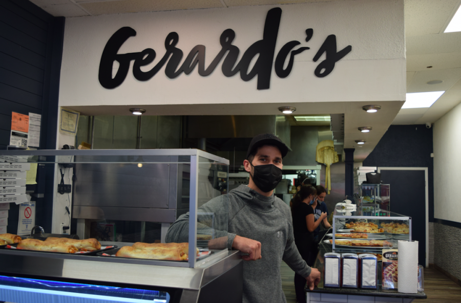 Gerard Lombardi of Gerardo's Pizza in Shirley, New York.