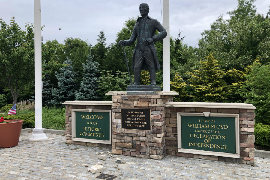 William Floyd statue