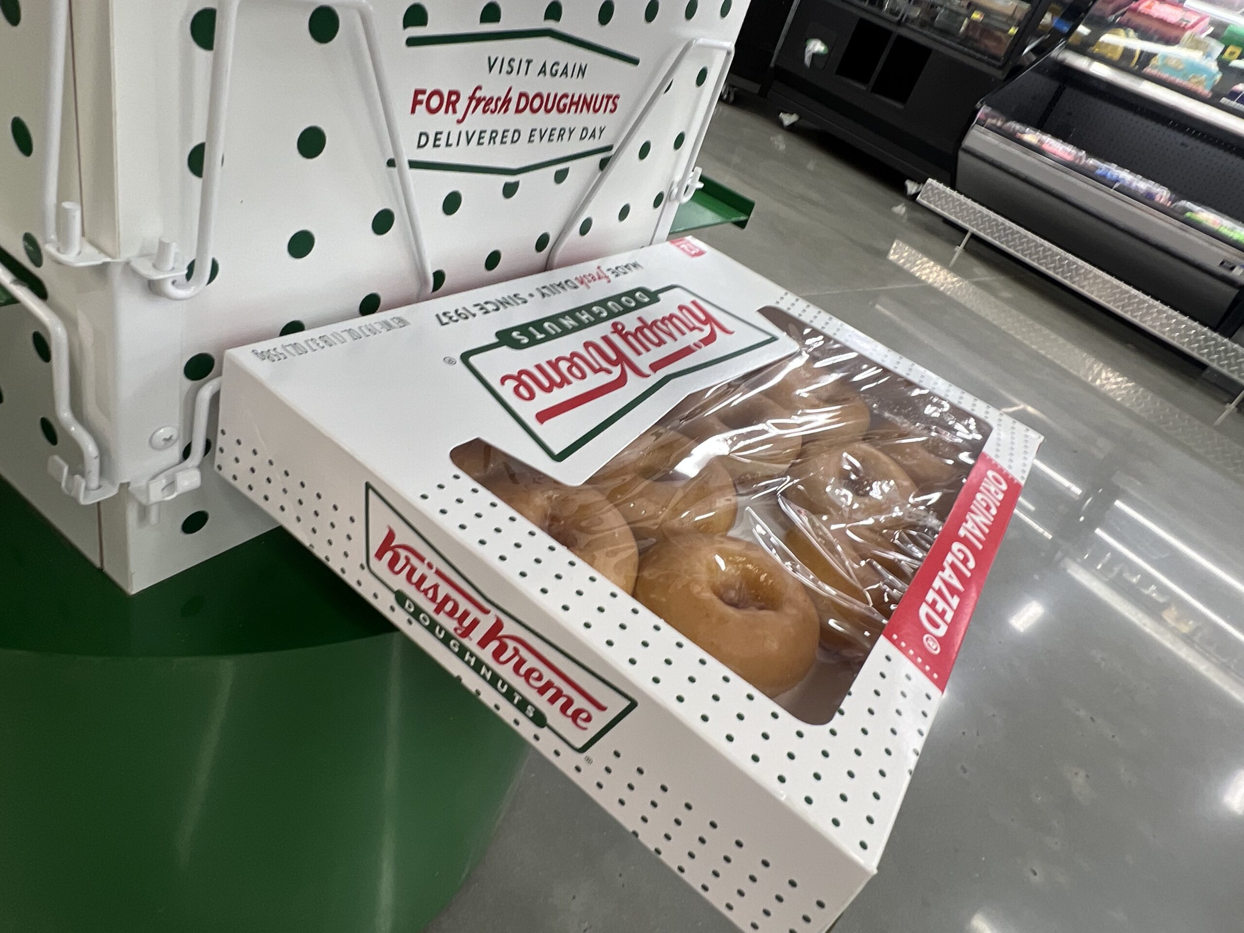 Krispy Kreme doughnuts now being served at Walmarts across Long Island